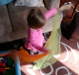 Dancing with scarves